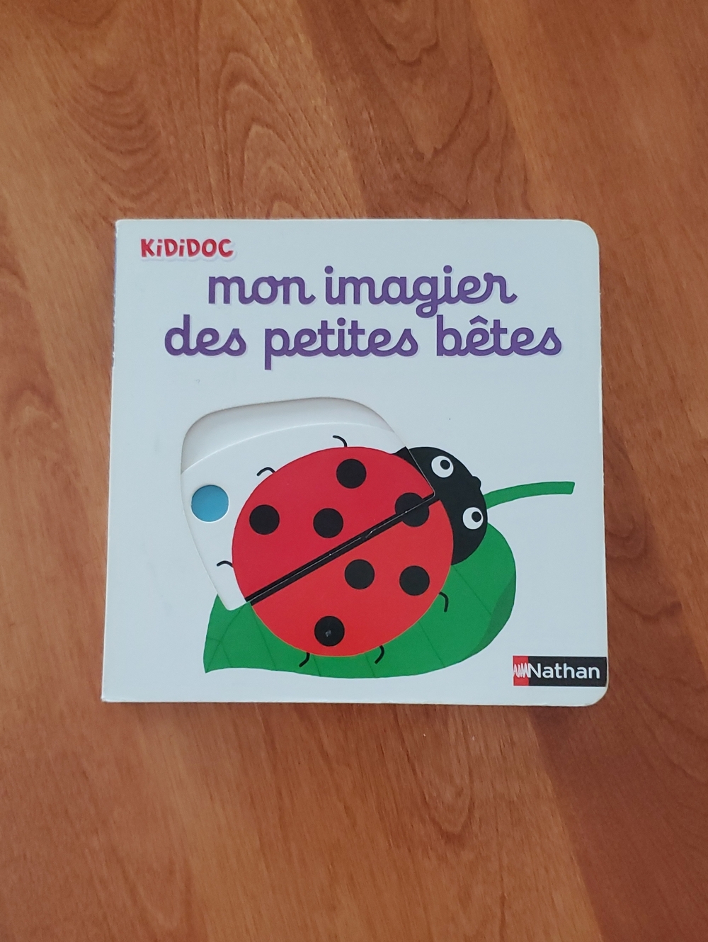 KIDIDOC Mon Imagier des Petites Bêtes French Pop Up Board Book